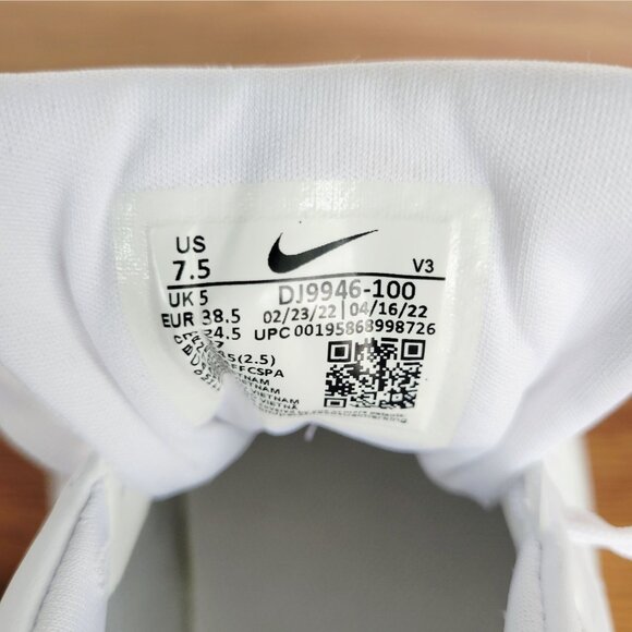 ❤️Nike Air Force 1 PLT.AF.ORM Sz 7.5 Womens Shoes Basic Sneaker White DJ9946-100 - Picture 12 of 12